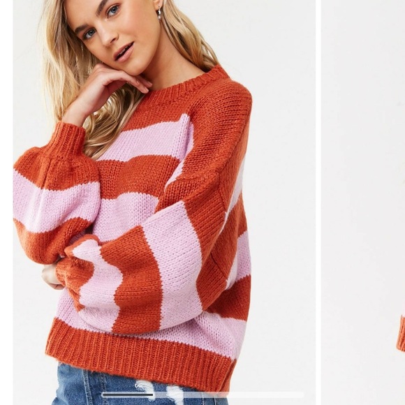 Ribbed Striped Sweater - Picture 7 of 8